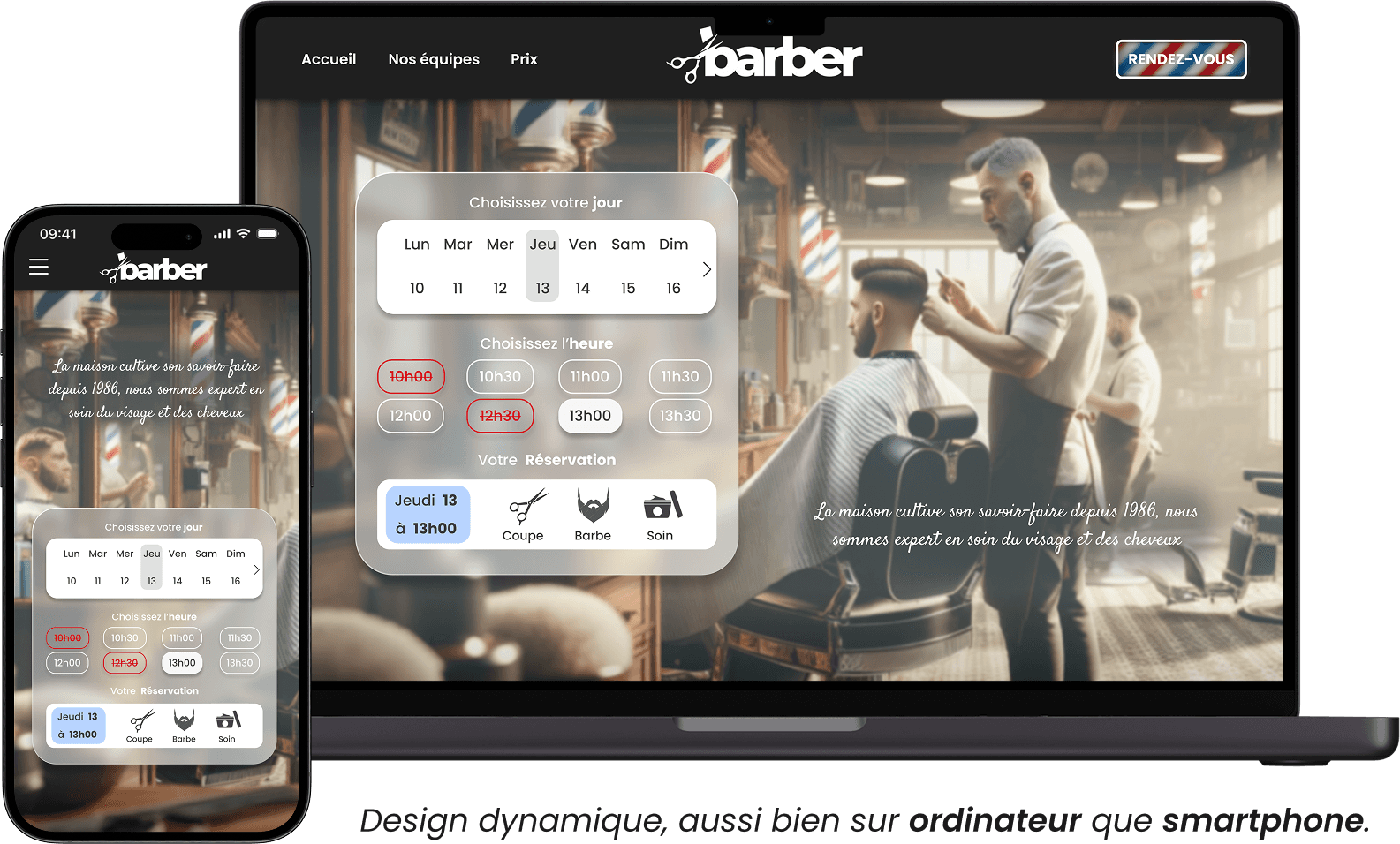 Mockup pour adapté pour les services
