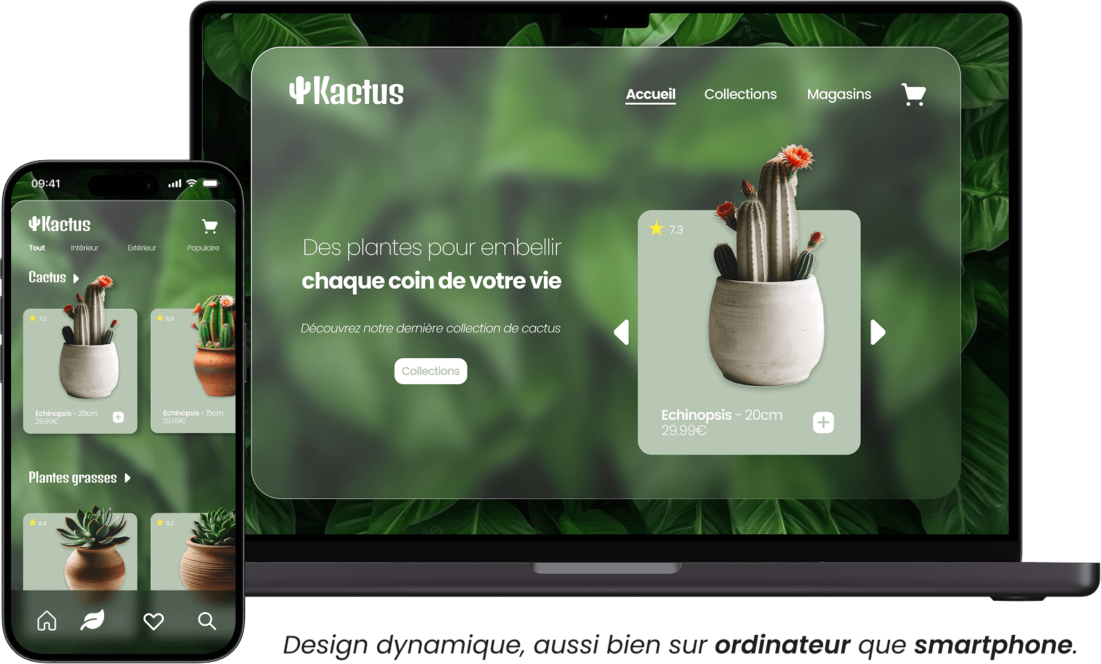 Mockup pour adapté pour les commerçants