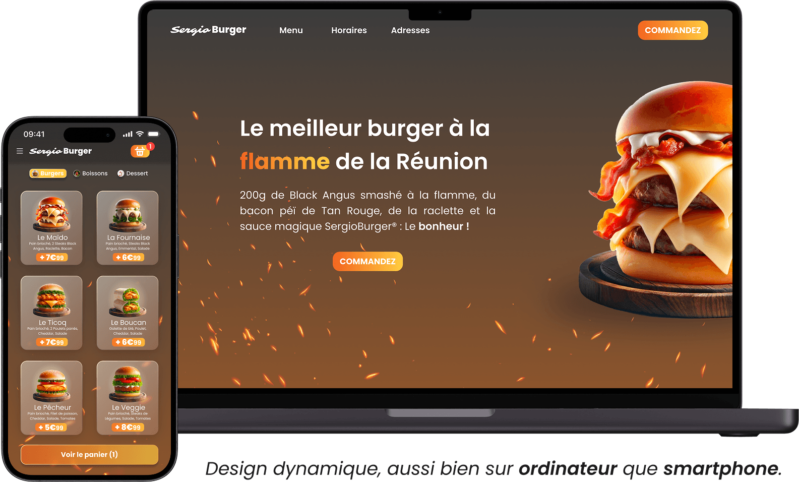 Mockup pour adapté pour la restauration